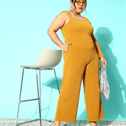 curve by kassually Embroidered Women Jumpsuit image 5