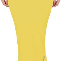 SCUBE DESIGNS Saree Shapewear Lemon Yellow Petticoat (S) Nylon Blend Petticoat-picture-14