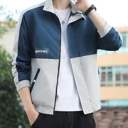 azyhub Men Colorblock Casual Jacket image 3