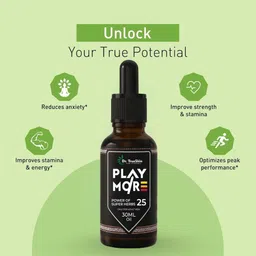 dr.trueskin Play More Massage Oil for Active Men with Earthy Aroma - Frankincense image 2