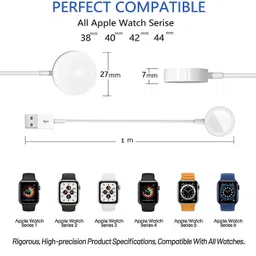 MARS 1.2m Magnetic Wireless Charging Pad for Apple Smart Watch and iPhones Charging Pad image 4