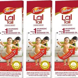 dabur Lal Tail Ayurvedic Baby Massage Oil 100ml (Pack Of 3)-picture-23