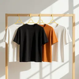 rajaram Cloth Hangers Pack of 6 – Durable Plastic Clothes Hanger Plastic Shirt Pack of 6 Hangers For Shirt image 2