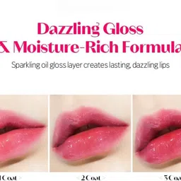 a perfect edge Korean Lip Glaze with Mirror Effect – Ultra Glossy Moisturizing Lip Gloss image 5