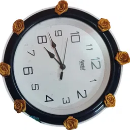 kiran handcrafted Analog-Digital 30 cm X 32 cm Wall Clock image 2