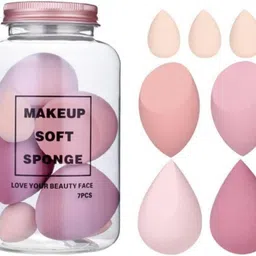 gleam soul Professional 7 Pcs. Beauty Blender (4Big +3 Small) for Wet and Dry Makeup-picture-19
