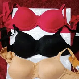 vetpins Pack of 3 Women Push-up Lightly Padded Bra-picture-19