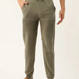 john players Cotton Sea Green Side Pocket Joggers Men Pyjama image 1