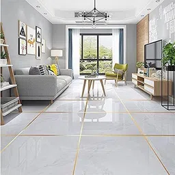 omkarzone Single Sided marble decorative Gold sticker and Tile gap sealing Gold tape Manual Floor Decorative Tape (Manual) image 2