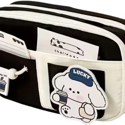 ANYSTARSHOP cartoon style design Art Polyester Pencil Box image 2