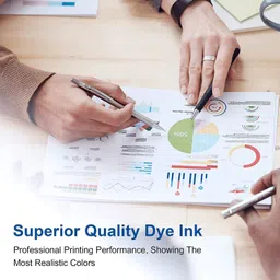 verena GT 51/53XL GT 52 Refill Ink Compatible for 310,315,319,410,415,419,GT5810,GT5820 Black + Tri Color Combo Pack Ink Bottle image 2