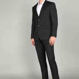 van heusen Men 2 PC Suit Solid Suit image 2