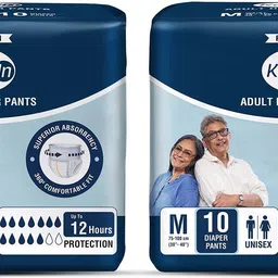 karein ADULT PANT STYLE PULL UP, SIZE MEDIUM,10 PCS PACK, COMBO OF 2 PACKS Adult Diapers - M-picture-16