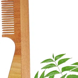 daumi Ayurvedic Neem Wood Anti Dandruff Hair Comb ( pack of 1)-picture-15