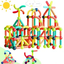edenglow 26 PCs Magnetic Building Stick Blocks For Kids, Activities Toys for Toddlers-picture-18