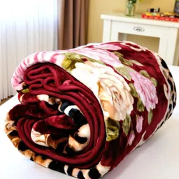swikon star Self Design Double Mink Blanket for Heavy Winter-picture-42