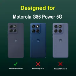 zapcase Back Cover for Motorola G86 Power 5G image 2