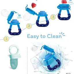 exsha Baby Soft Silicone Feeding Bottle & Babies Teether Infants Fruit Feeder for Baby image 2