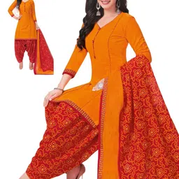 atraasii Unstitched Crepe Salwar Suit Material Printed-picture-12