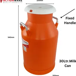 actionware Plastic, Polypropylene Milk Container - 30 L image 2
