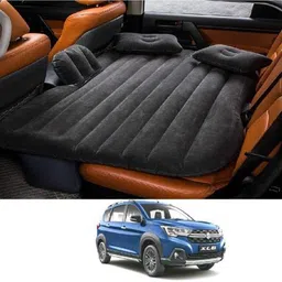 ayw Inflatablebed-Black-XL6 Black Car Bed Mattress for Rest,Travel, Car Back Seat Air Inflation Bed Universal Air Couch with Two Air Pillows, Car Air Pump and 1 Repair Kit For XL6 Universal For All Models Car Inflatable Bed image 1