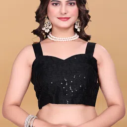 watay Embroidered Bollywood Georgette Saree image 4