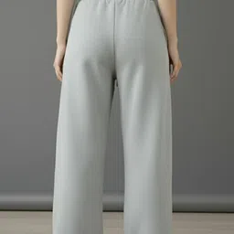 tedwoods Women Solid Grey Track Pants image 2