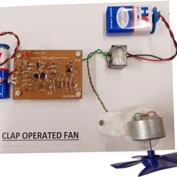 melody's Clap Switch Operated Fan - Science Project with Report Educational Electronic Hobby Kit image 2