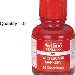 artline ESK-50 Refillable Ink for 500 Whiteboard Marker Pack of 10 | 20 ml Marker Refill image 2