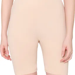 bodycare Pack of 3 Self Design Women Beige Cycling Shorts-picture-24