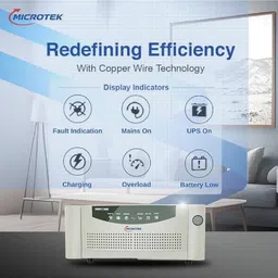 mircotek 800 VA Microtek Inverter with 36 Months Warranty Pure Sine Wave Inverter image 3