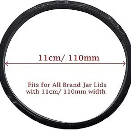 sva PREETHI" Mixer Jar Lid Gasket, Black (11 cm, 2 Units) Mixer Jar Gasket image 2