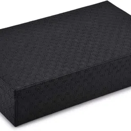 watchhut Men's and Women's Watch Box Holder Organizer Case in Black and gray color in. Watch Box image 3