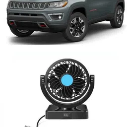 zplusacc DOUBLE Car Fan 12v 360 Head 2 Speed Optimization For UNIVESAL CAR FF-258 Car Interior Fan-picture-18