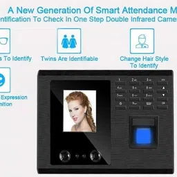 realtime Pre_Attendance Machine with Access control Face with fingerprint with software Time & Attendance, Access Control image 4