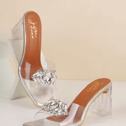 jm looks Women Heels Sandal image 4