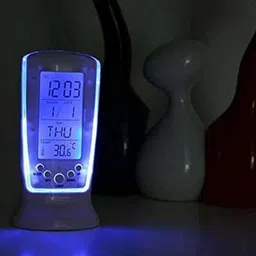 lariox Digital White Clock image 3