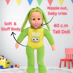 funteen Doll for Girls Musical Baby Doll for Girls / Stuffed Toy Life Like Features - 40 cm image 3