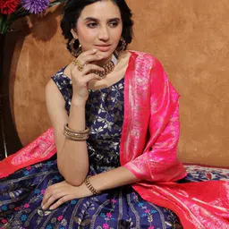 a to z cart Self Design Semi Stitched Lehenga Choli image 5