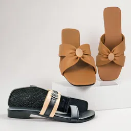 sayera Women Flats Sandal image 4