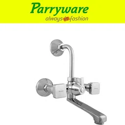 parryware Ritz Wall Mixer 2 in 1 with Overhead Shower Provision set of 4 pic 144 Wall Mixer with Overhead Shower Provision Wall Mixer Faucet image 2