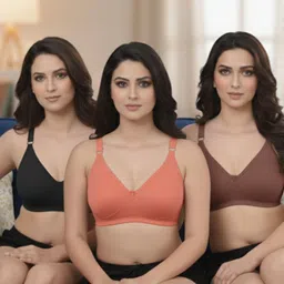 perfect choice Women Full Coverage Non Padded Bra image 5