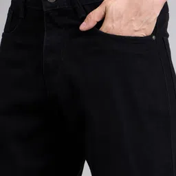 studio nexx Men Loose Fit Mid Rise Black Jeans image 5