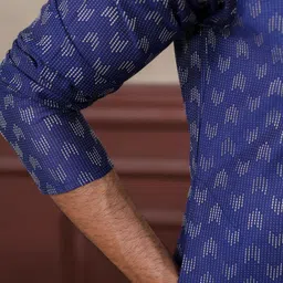 koshin Men Pure Cotton Kurta Pyjama Set image 5