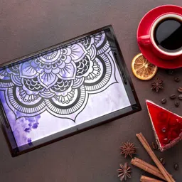 angira handicarft Wooden tray |Serving Tray|Multipurpose Tray|AHS-TRAY301_1310 Tray image 2