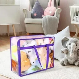 Large Capacity Transparent PVC Storage Bag Household (Pack of 1) Storage Box-image-10