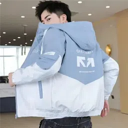 azy fabrics Men Colorblock Casual Jacket image 2