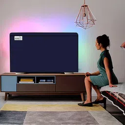 wellhome decor Furnishing 24 Inch led/lcd tv cover (All models) for 24 inch plain - stylish LED/LCD tv cover blue 24 inch image 4