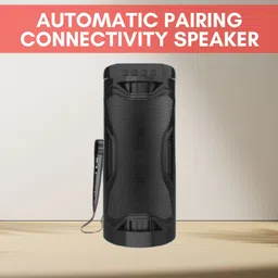 SYARA Bubble (WIRELESS BLUETOOTH TOWER SPEAKER)With wired Mic & High Quality SoundU412 30 W Bluetooth Tower Speaker image 1
