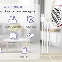 ajo NOVA Lint Remover, Brush, for Woolen Sweaters, Clothes, Shirts, Jackets, Burr Remover, Pill Remover from Carpets, Curtains - 1 Year Warranty image 5